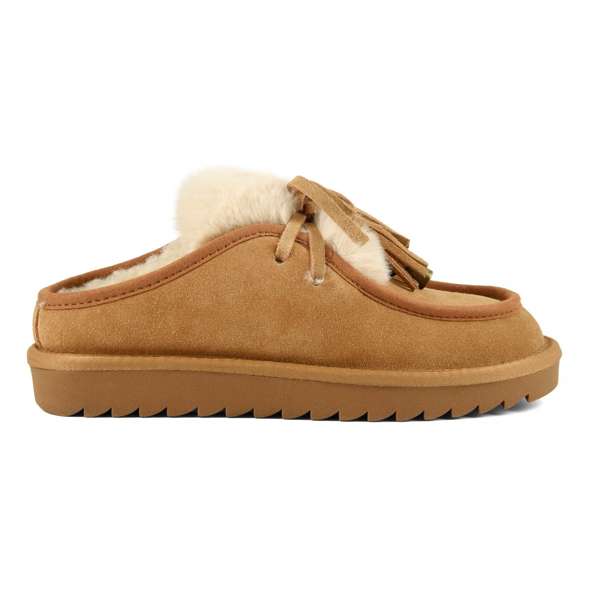 MIWO - Sabot en cuir suede