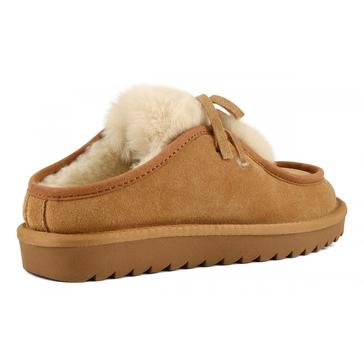 MIWO - Sabot en cuir suede