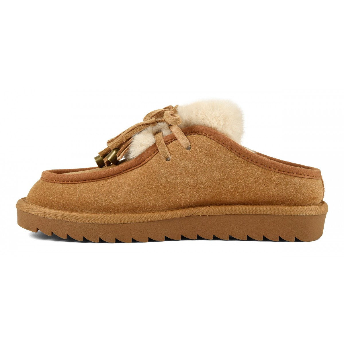 MIWO - Sabot en cuir suede