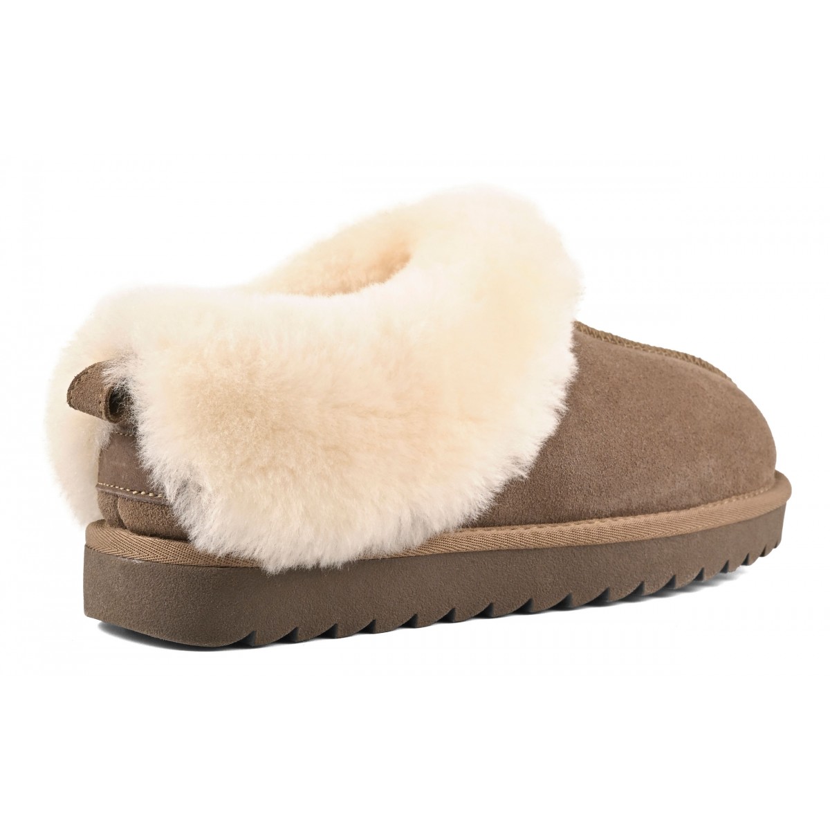 MIWO SHEEPSKIN - Mini botte en cuir avec revers en mouton