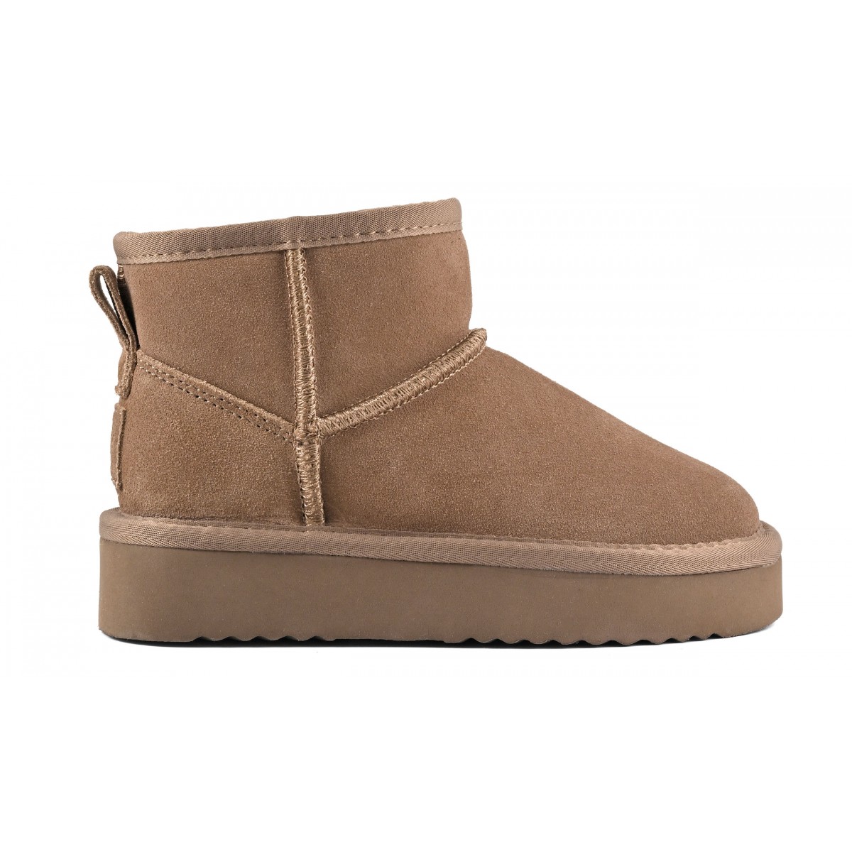 MIWOK - Botte plateforme en daim