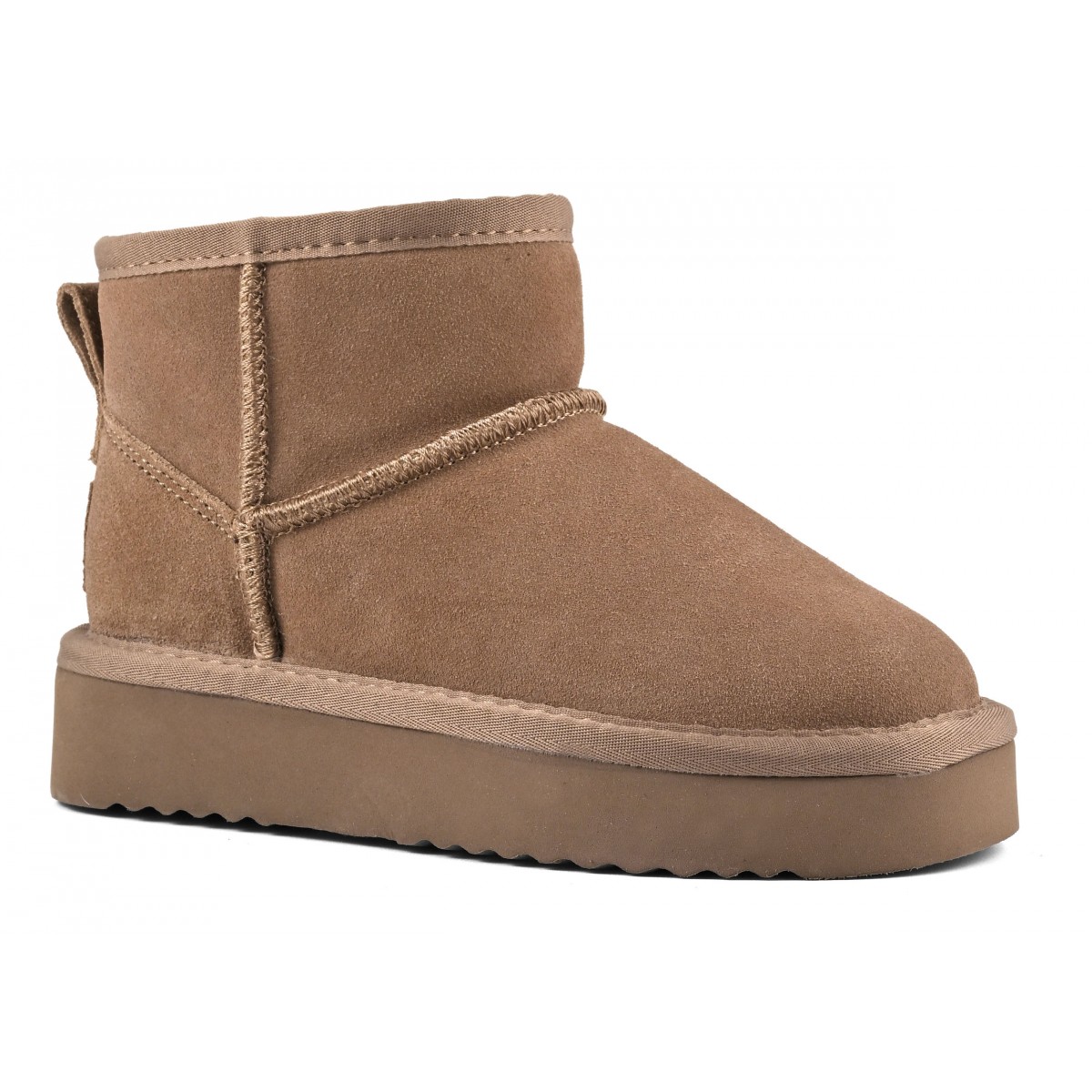 MIWOK - Botte plateforme en daim