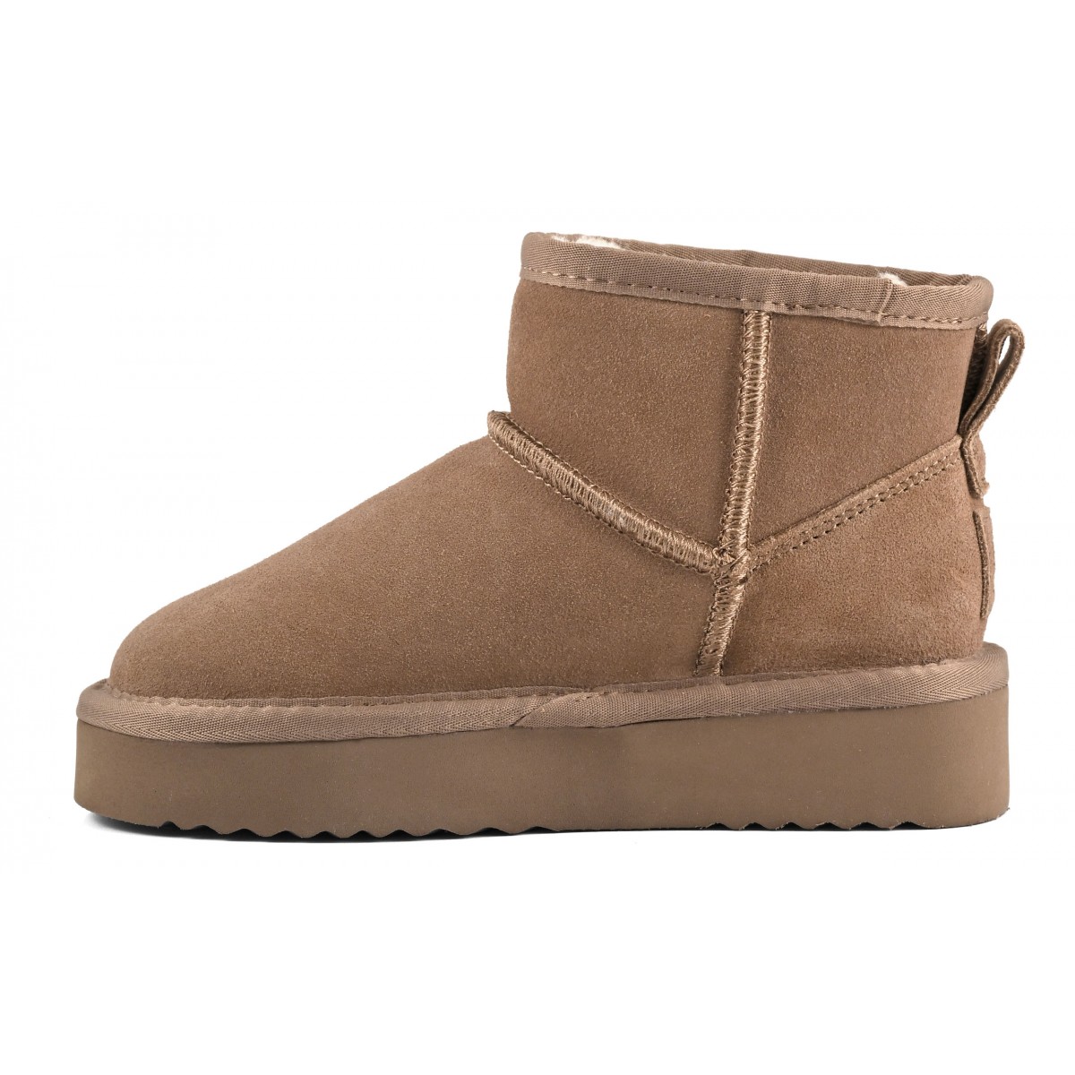 MIWOK - Botte plateforme en daim