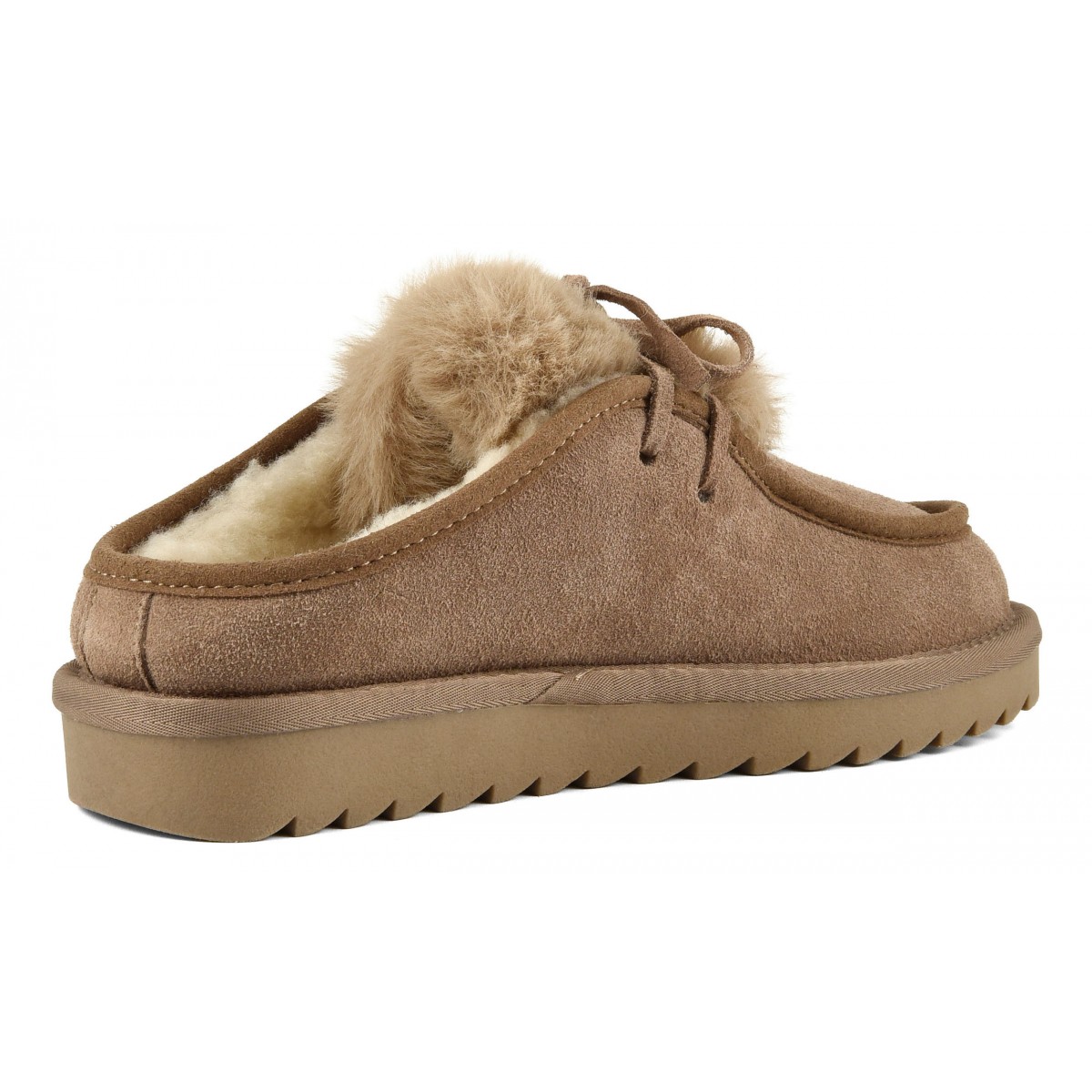 MIWO - Sabot en cuir suede