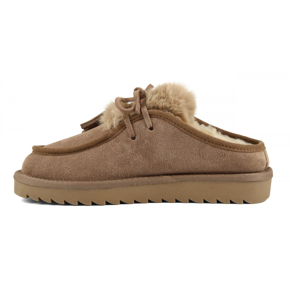 MIWO - Sabot en cuir suede