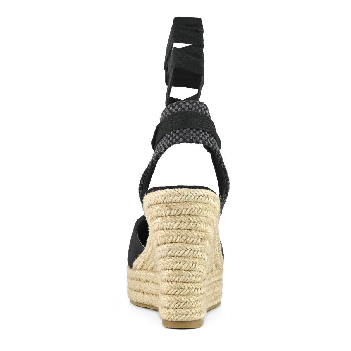 Espadrilles en tissu avec plateau