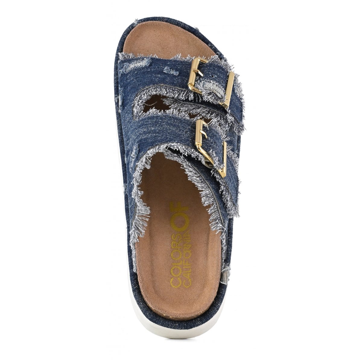 Sandales avec plateforme denim