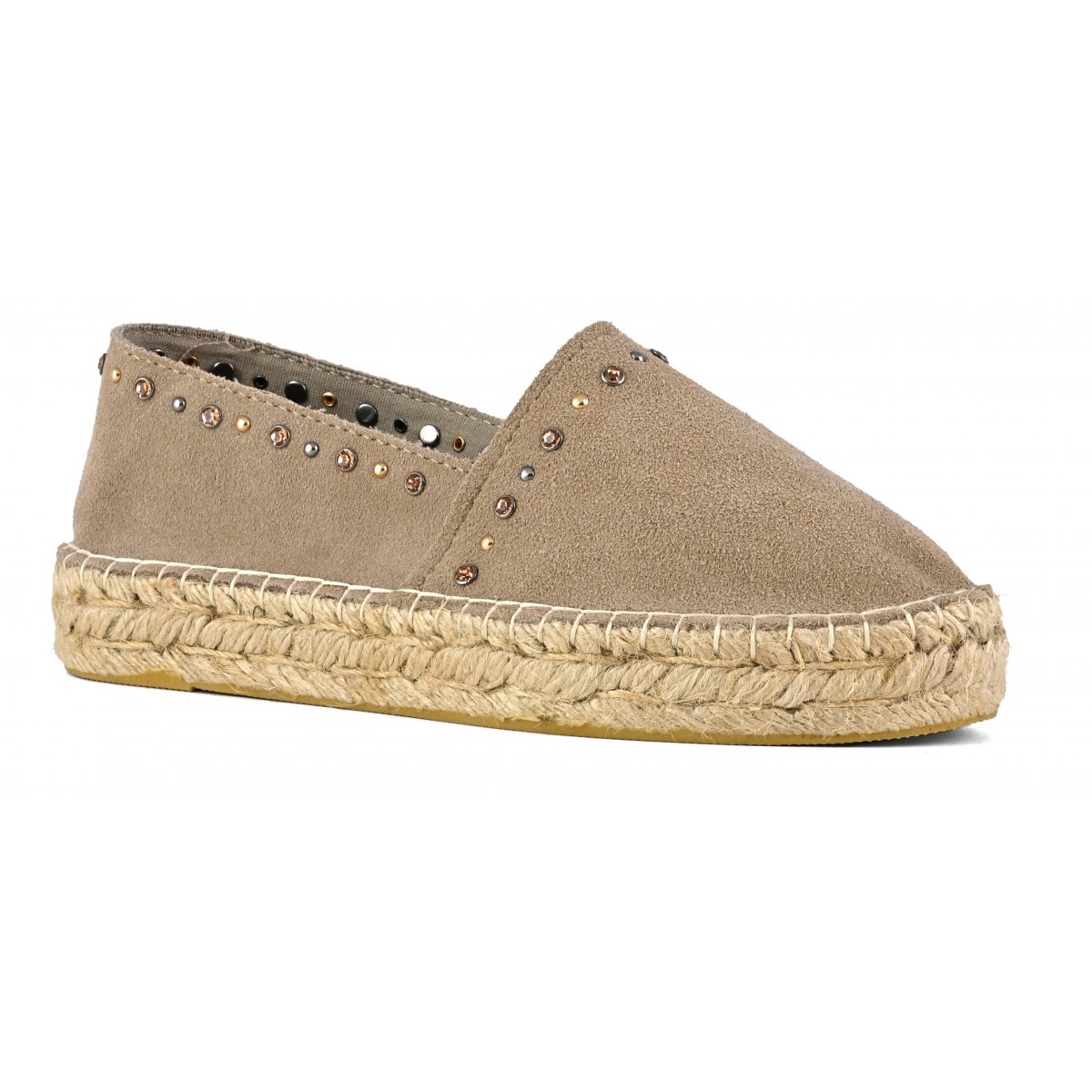 Espadrilles en daim avec strass