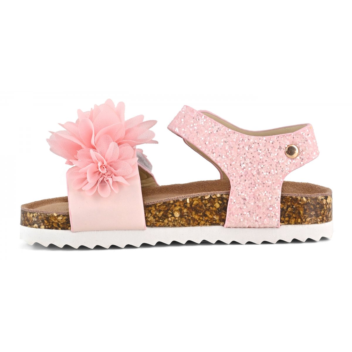 Sandales avec accessoire fleurs
