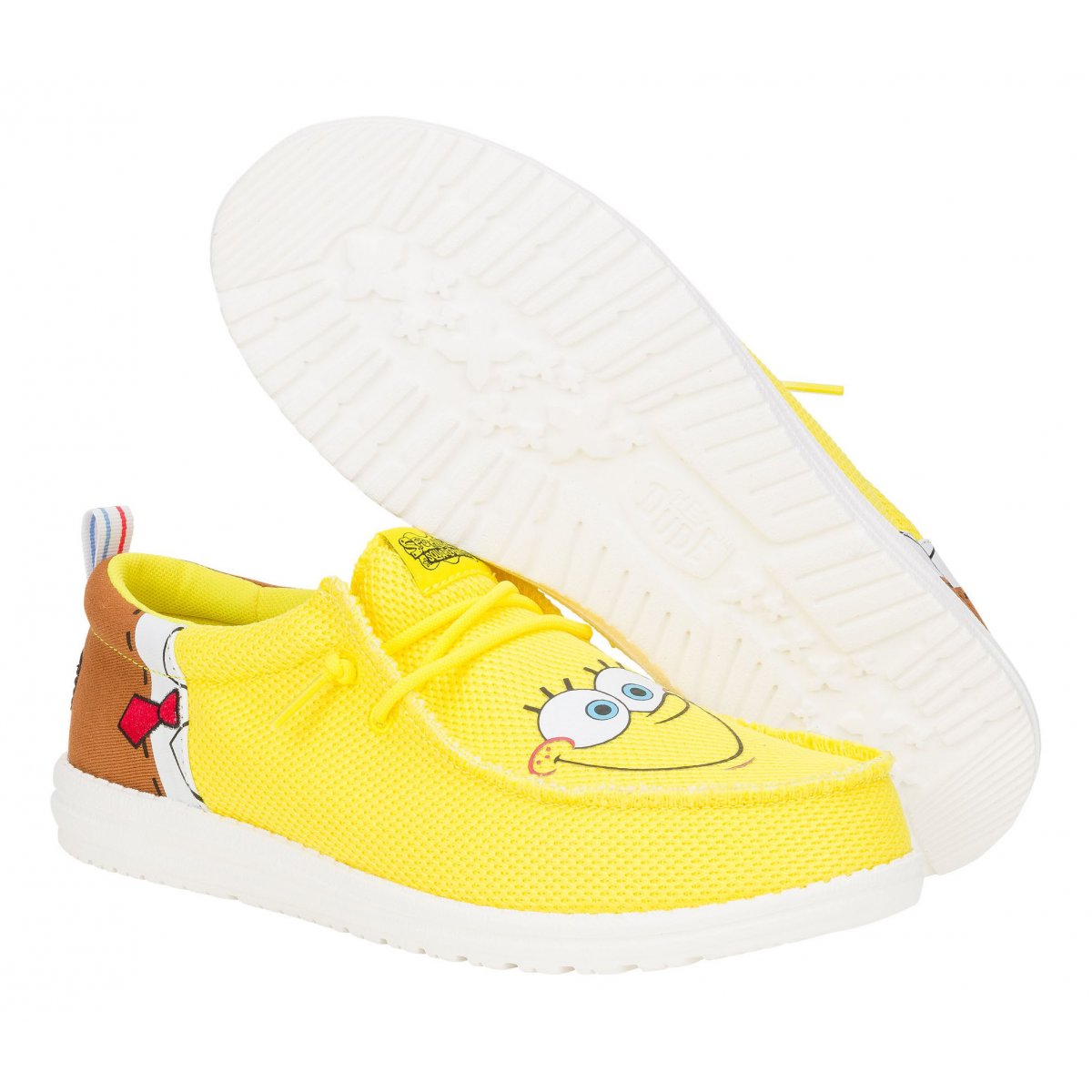 Tênis HEYDUDE Wally Spongebob - Conforto E Estilo Sem Cadarço