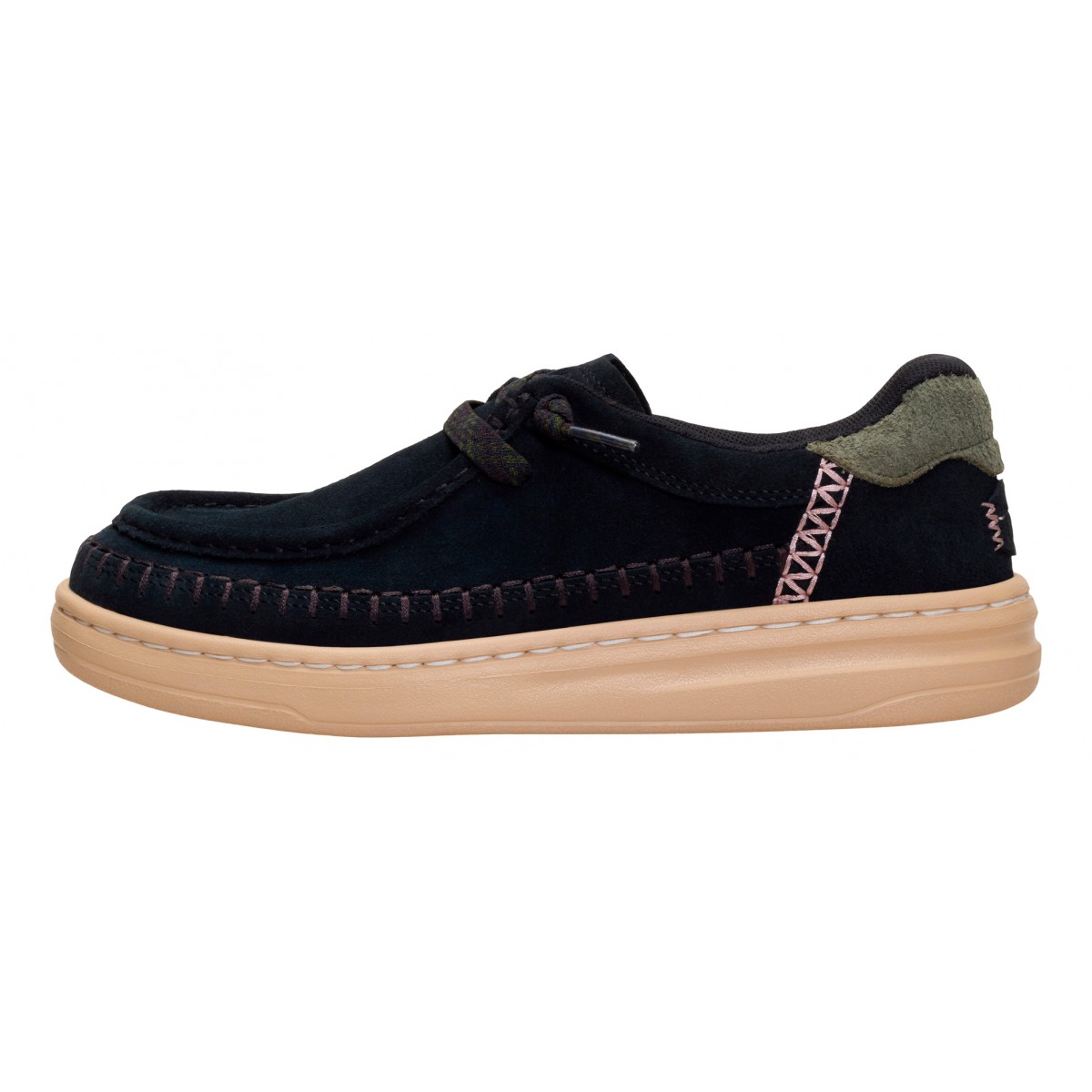 Harper moc crafted suede
