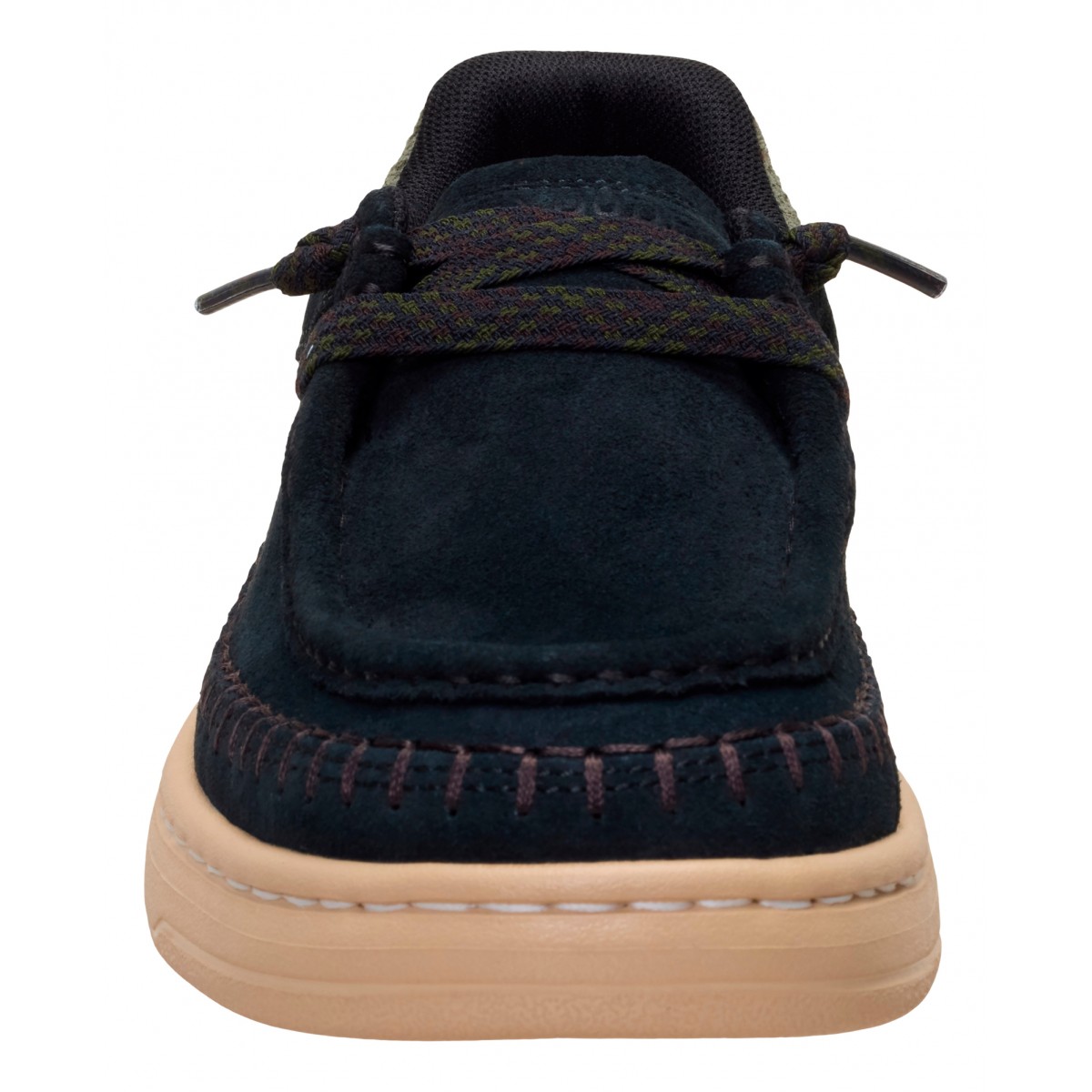 Harper moc crafted suede