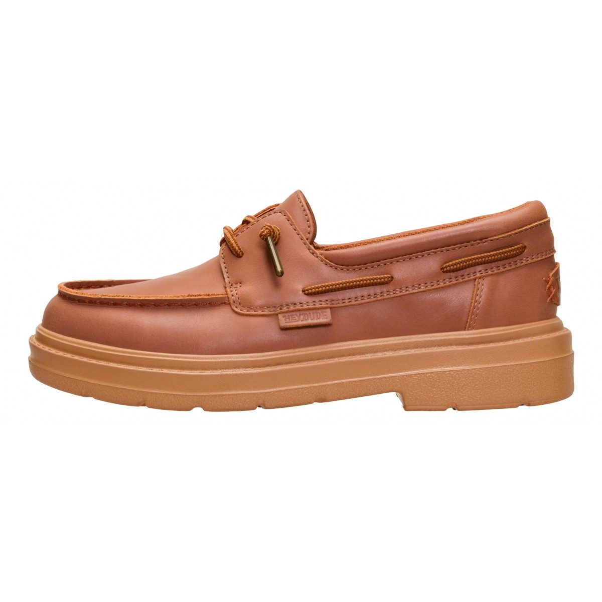 Sienna boat leather