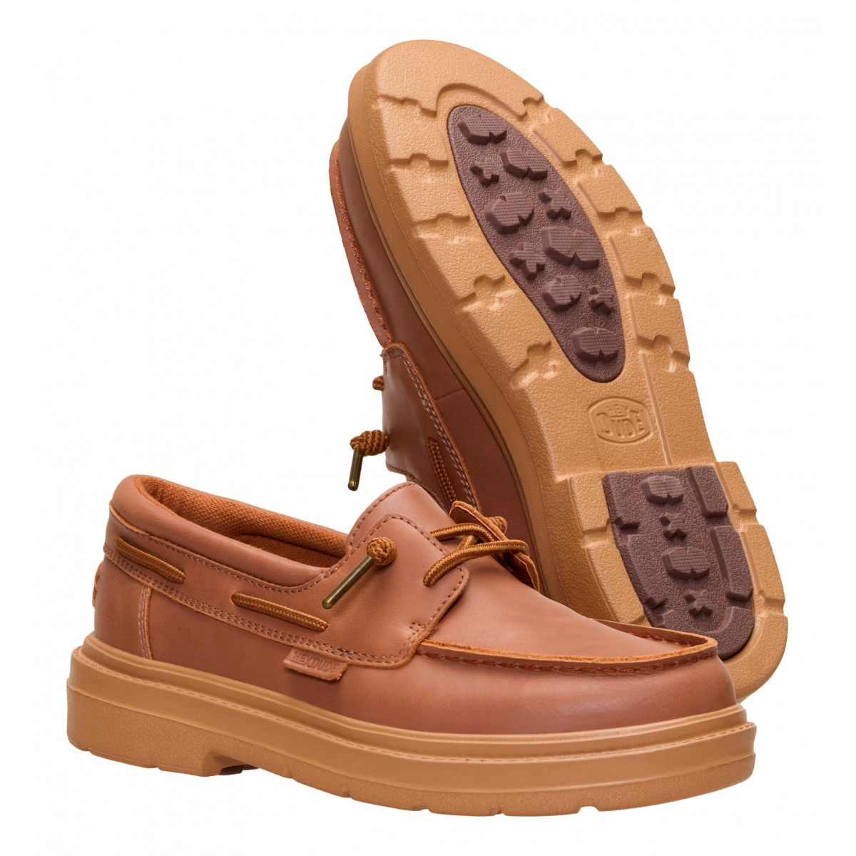 Sienna boat leather