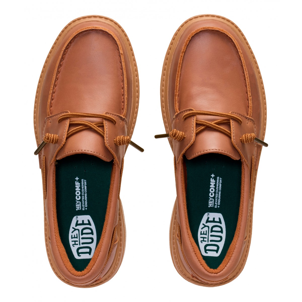 Sienna boat leather
