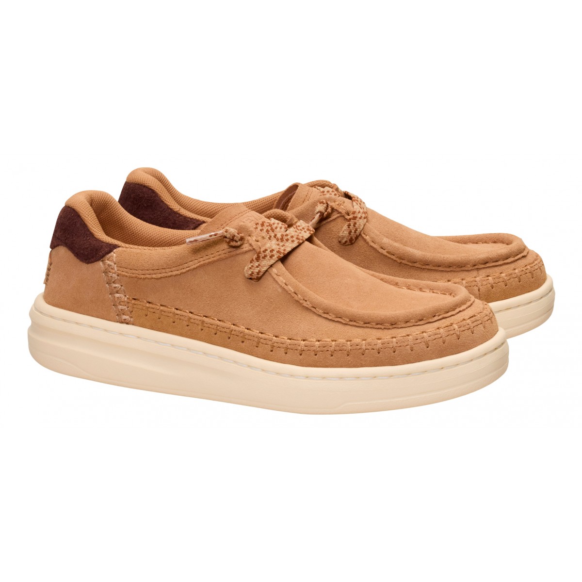 Harper moc crafted suede