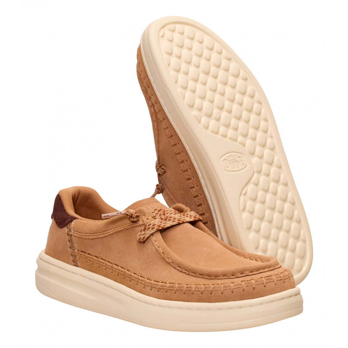 Harper moc crafted suede