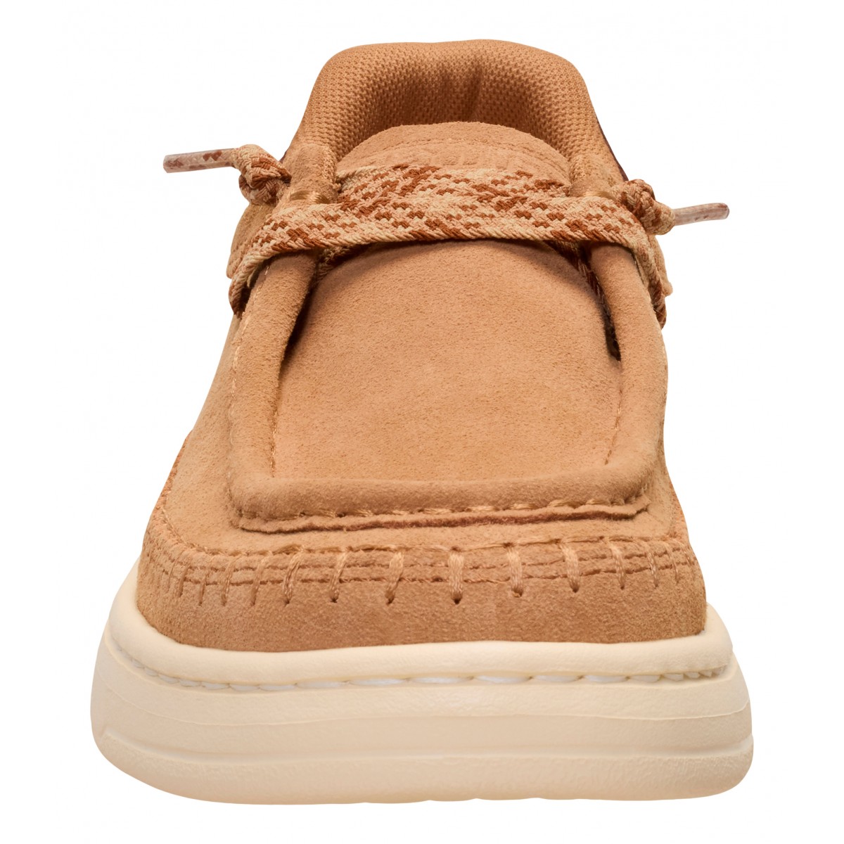 Harper moc crafted suede