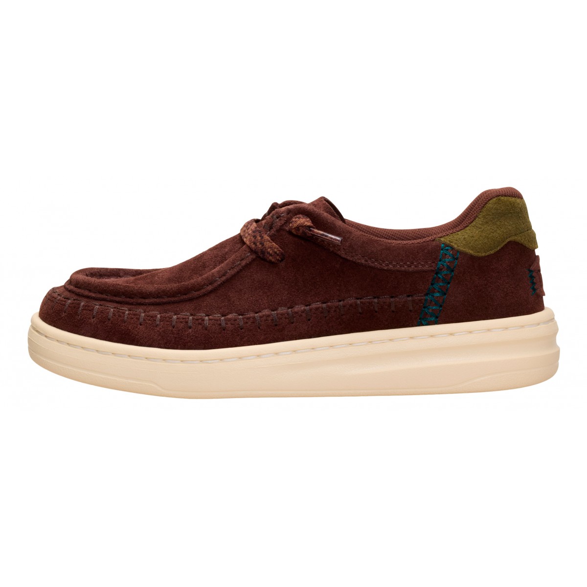Harper moc crafted suede