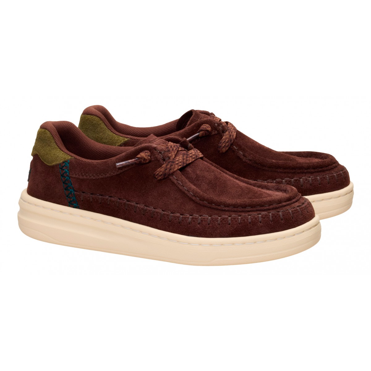 Harper moc crafted suede