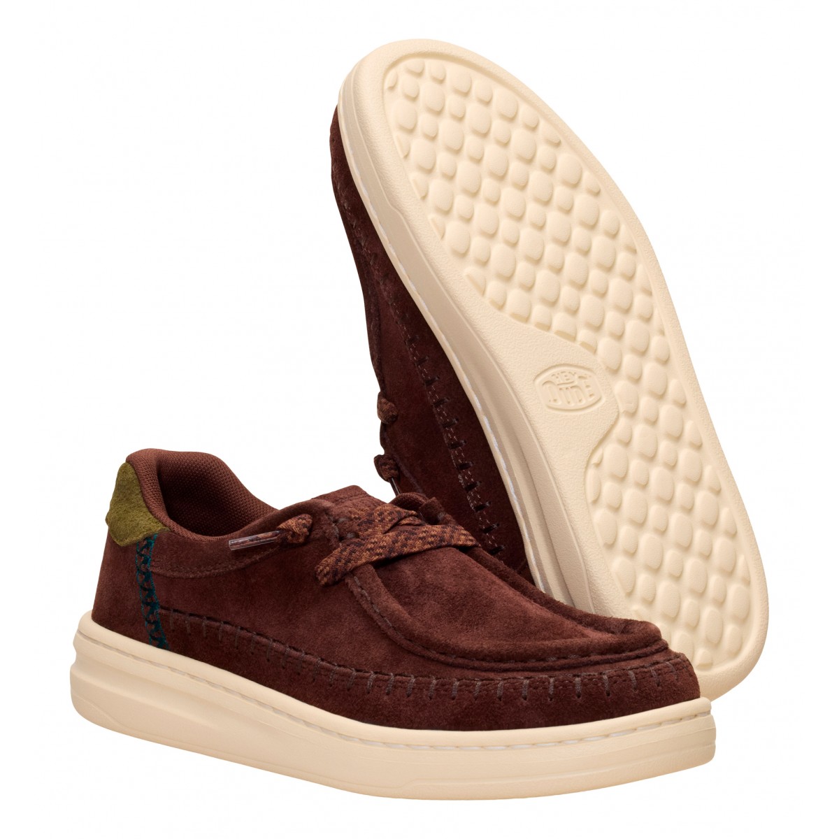 Harper moc crafted suede