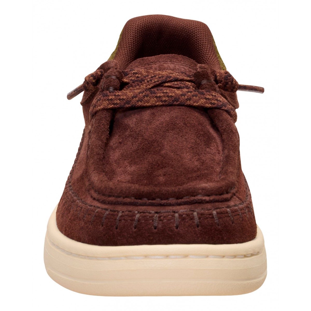 Harper moc crafted suede