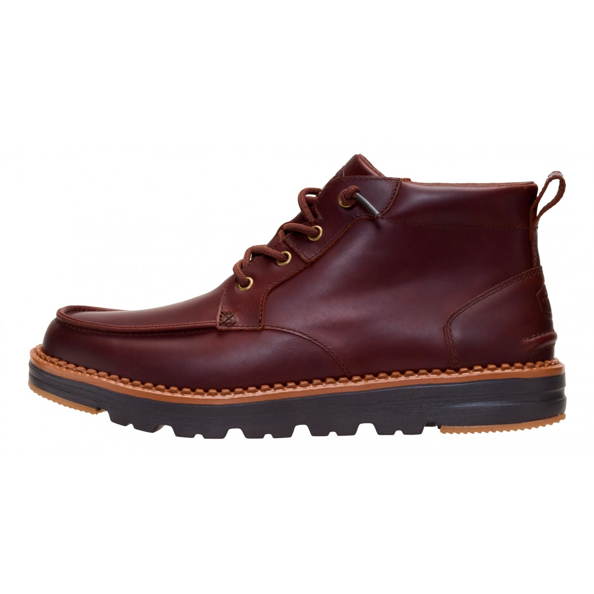 Flint boot leather