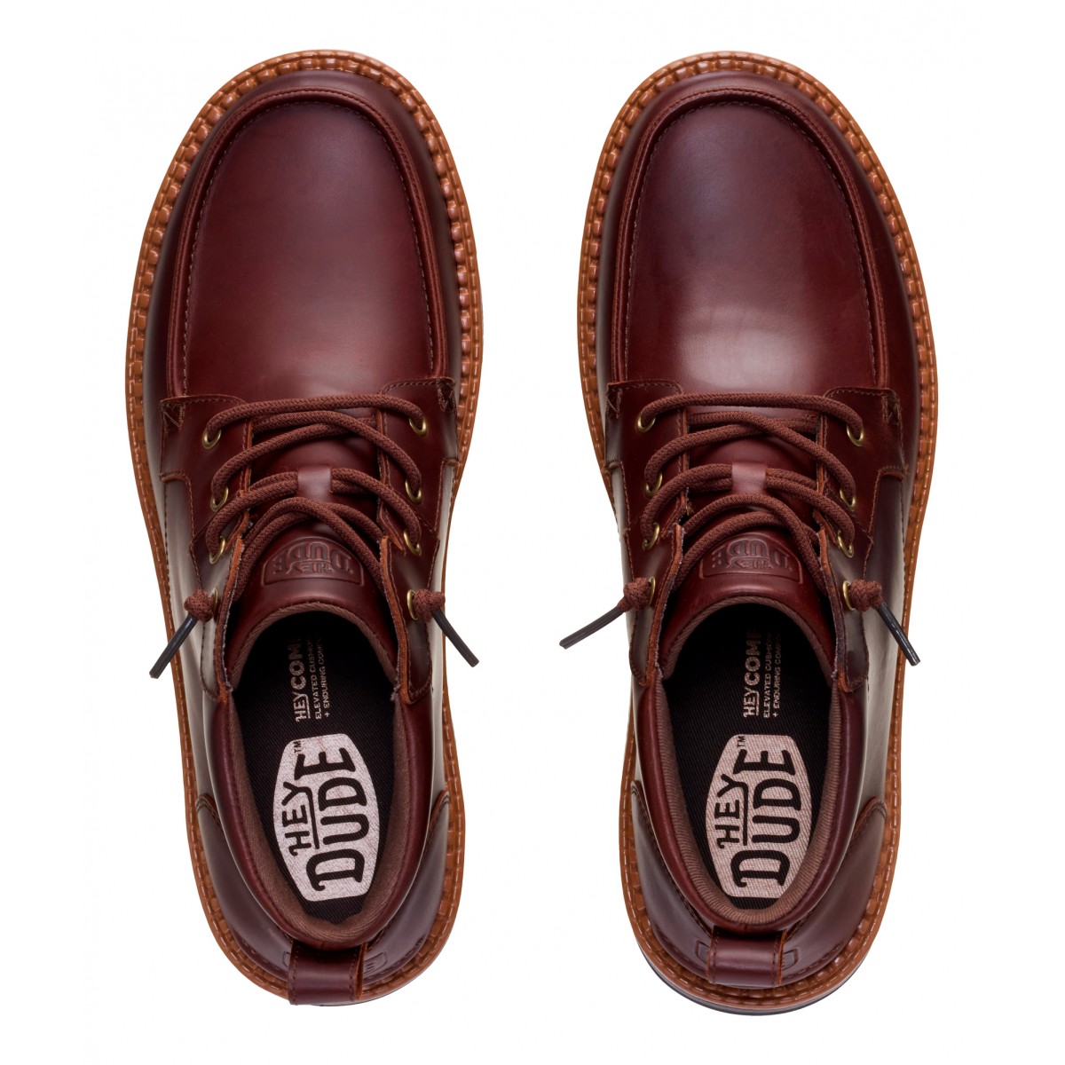 Flint boot leather