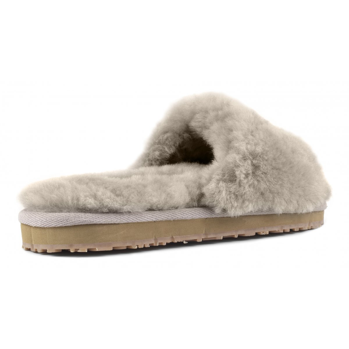 Sheepskin fur slide slipper SAND img 3