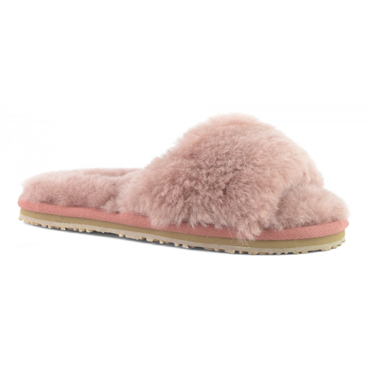 Sheepskin fur slide slipper AROS img 2