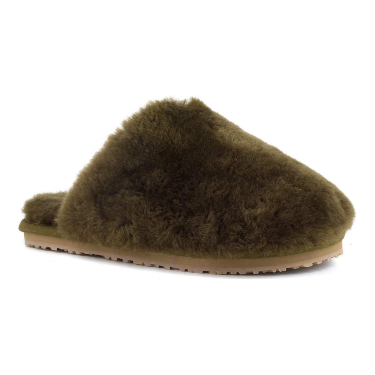 Closed Toe sheepskin fur slipper MIL img 2