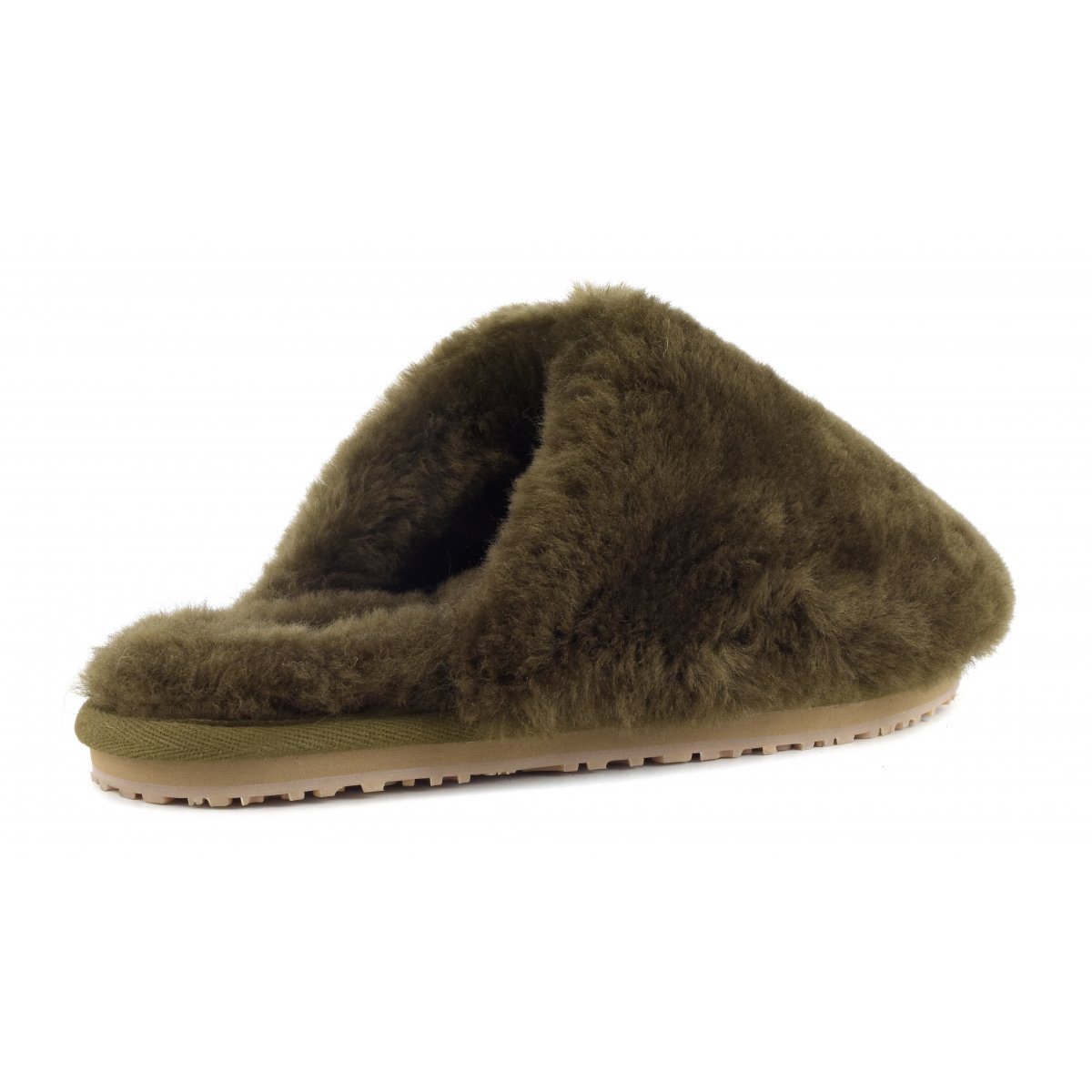 Closed Toe sheepskin fur slipper MIL img 3