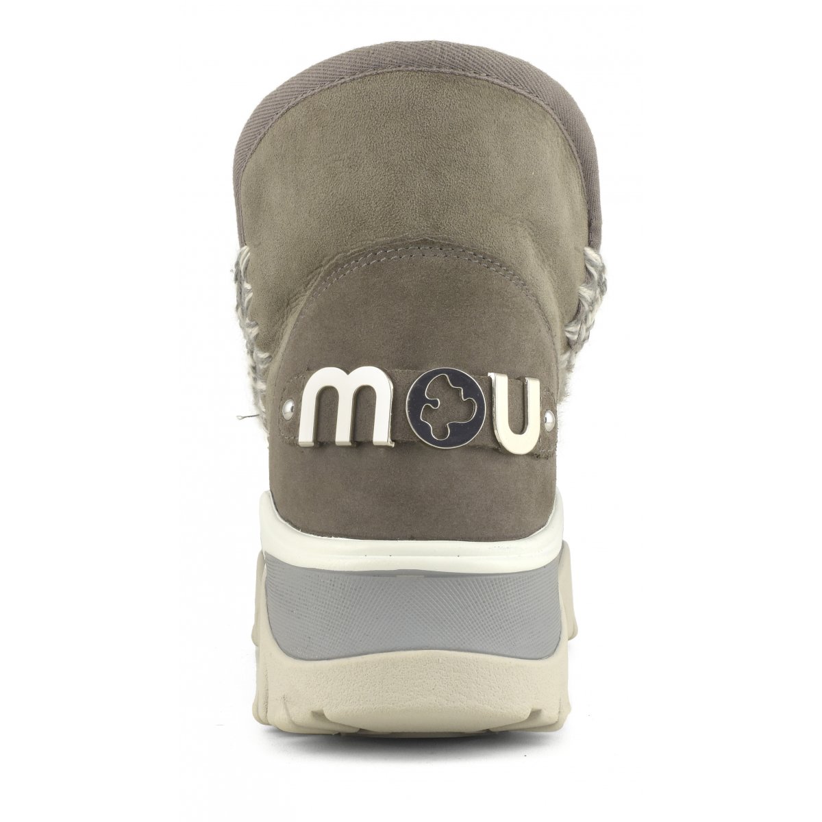 Chunky eskimo sneaker big metallic logo NGRE img 4