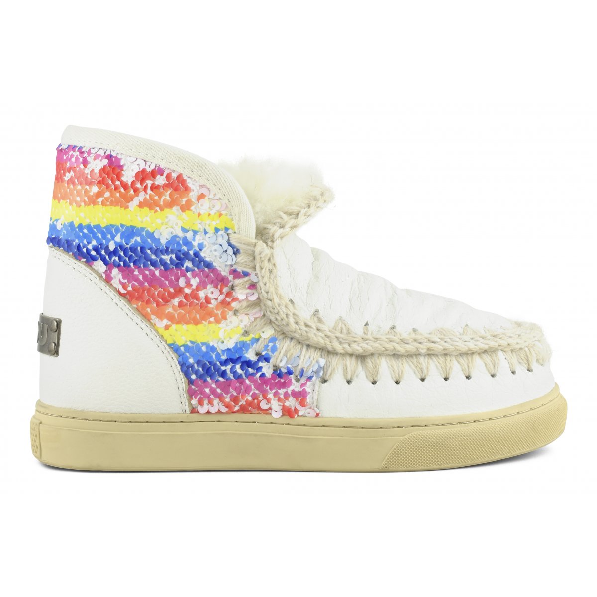 Eskimo sneaker rainbow sequins WXWHI img 1