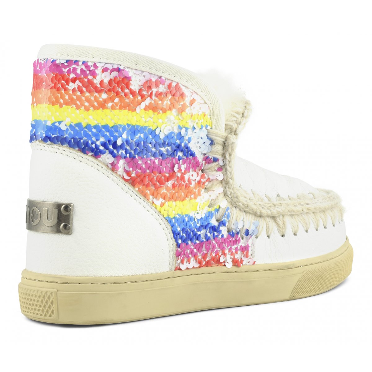 Eskimo sneaker rainbow sequins WXWHI img 3