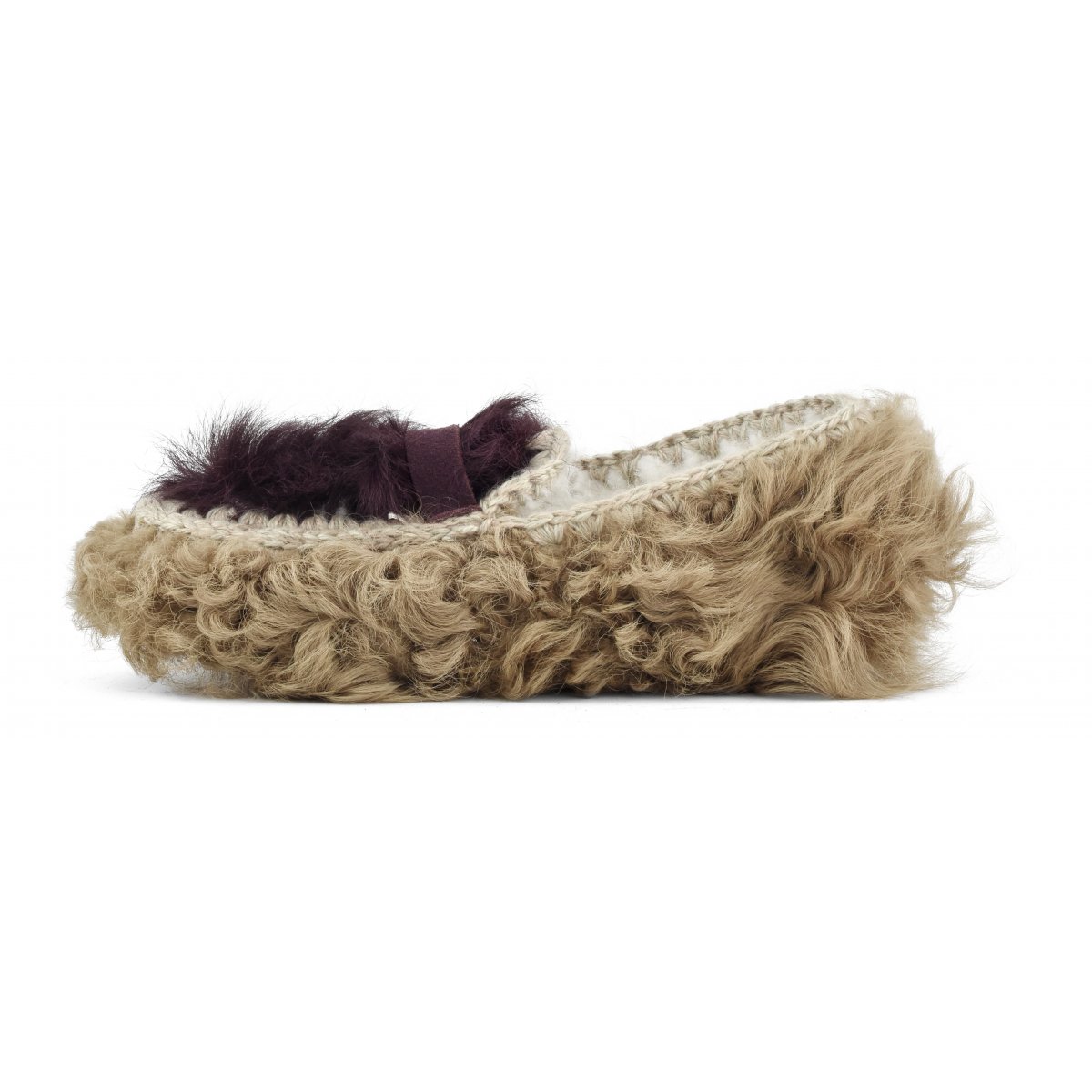 Mocassin chekiang fur with leather strap BEIBUR img 5
