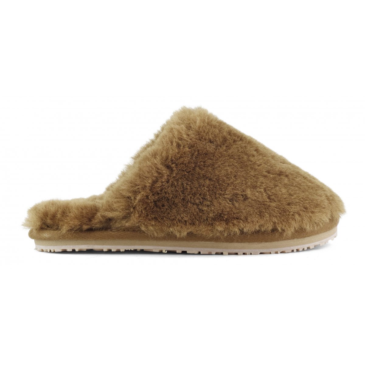 Closed Toe sheepskin fur slipper COG img 1