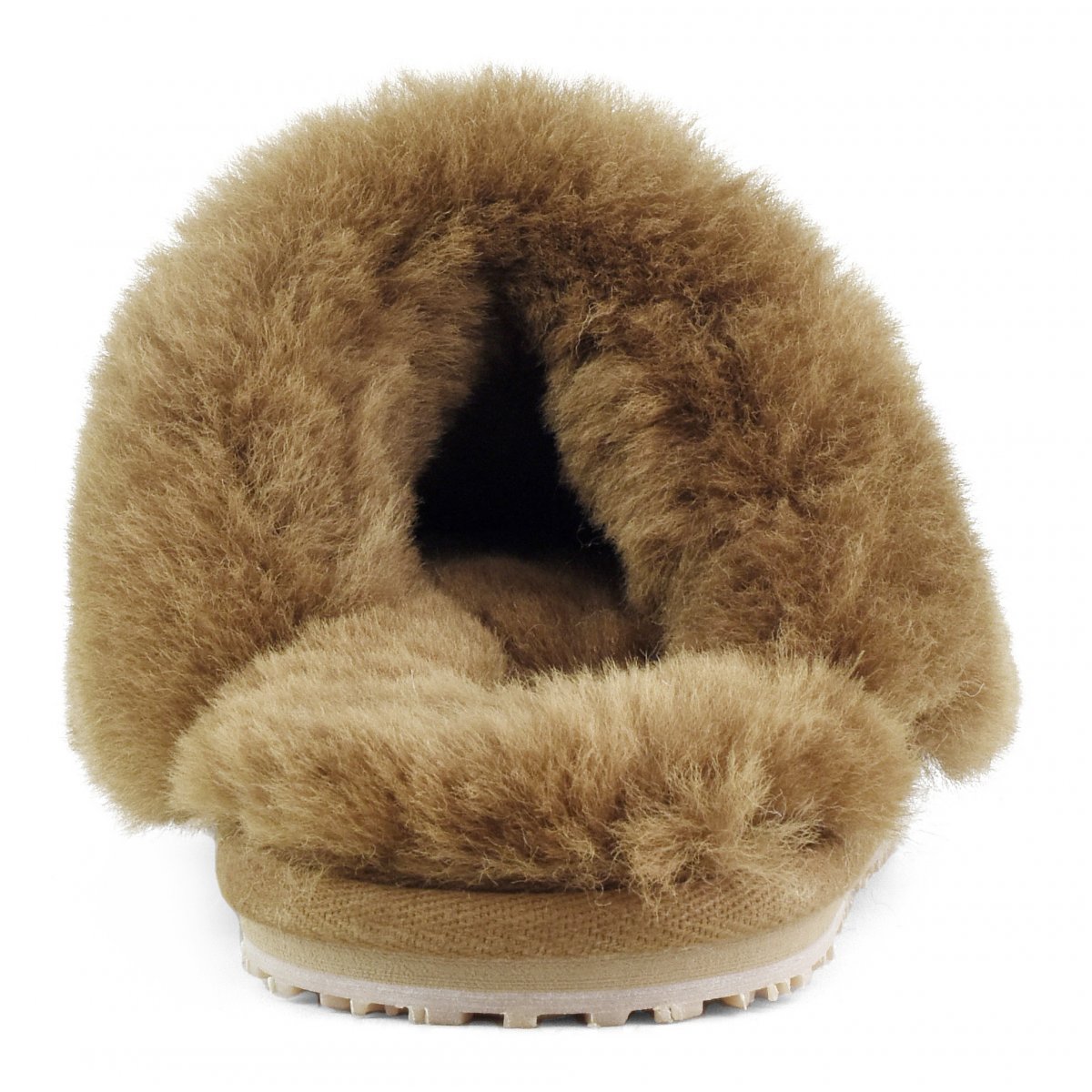 Closed Toe sheepskin fur slipper COG img 4