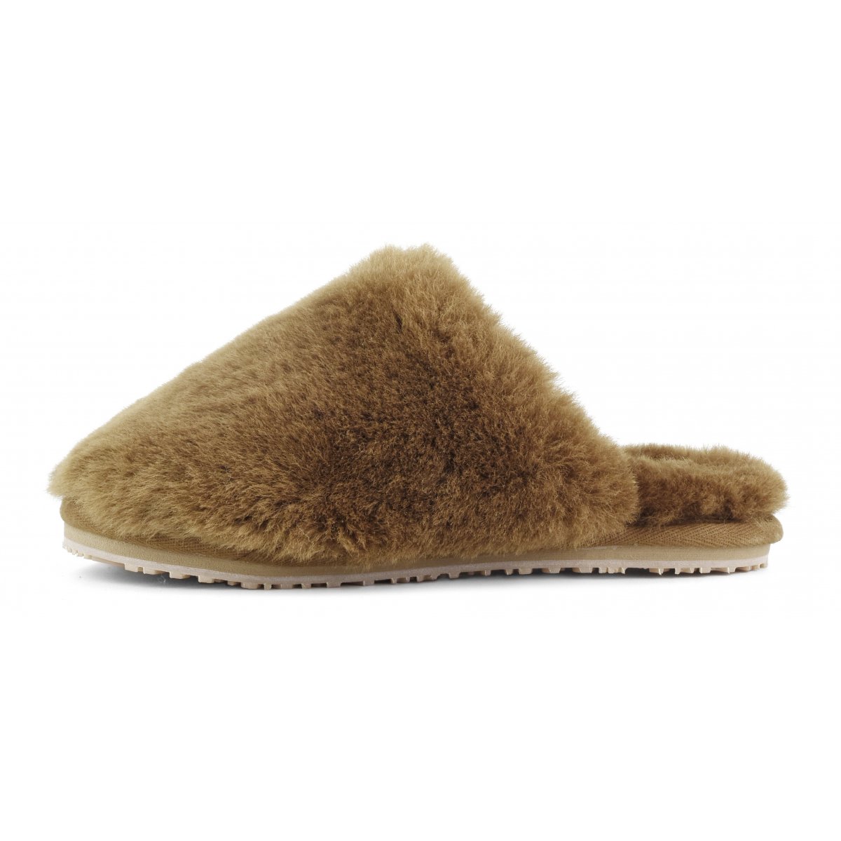 Closed Toe sheepskin fur slipper COG img 5