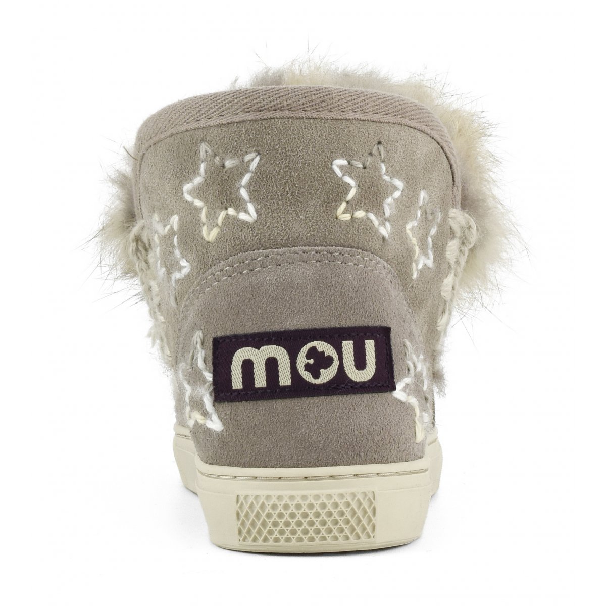 Eskimo sneaker kids wool stars & fur trim ELGRY img 4