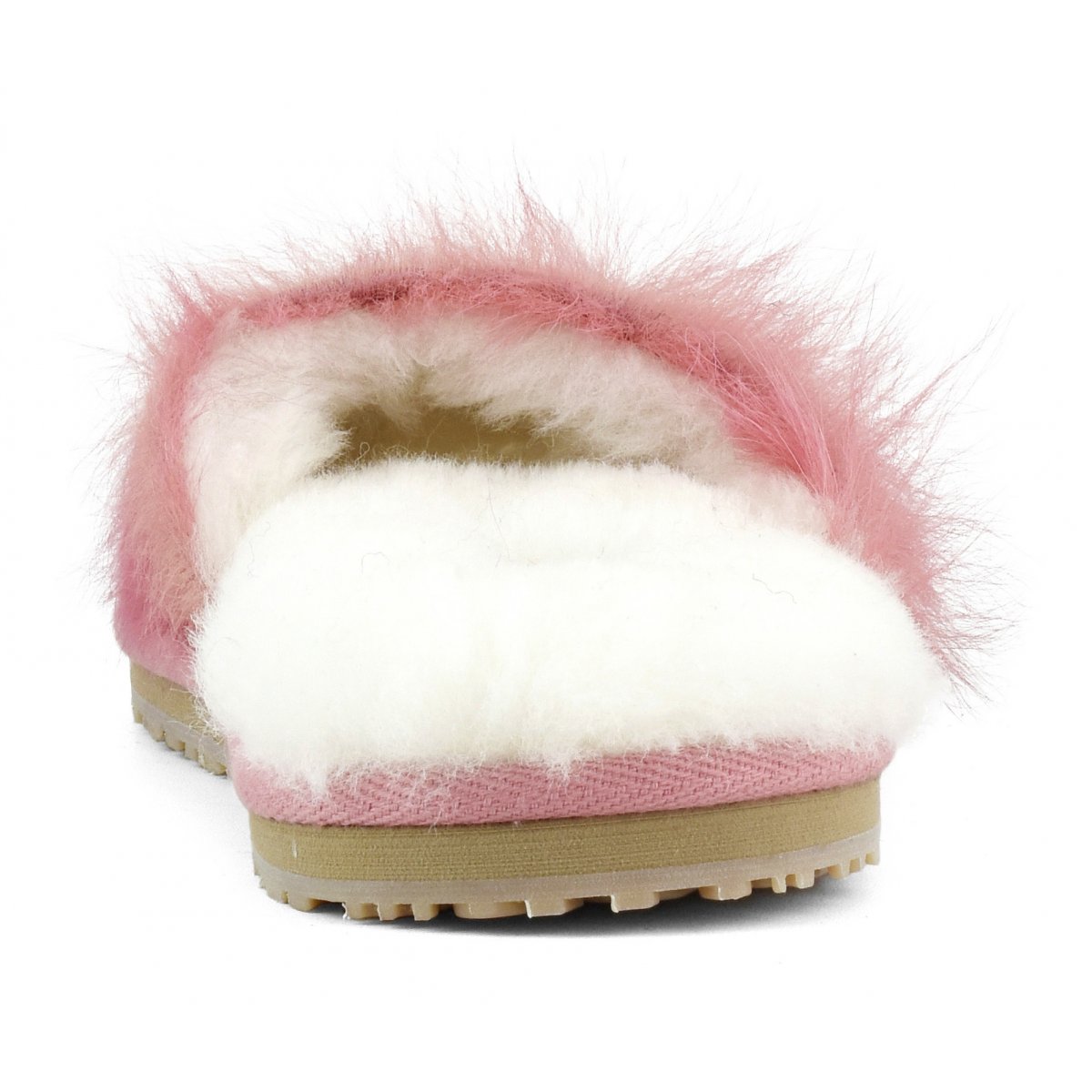Long hair ponyskin fur slide slipper LHPFUX img 4