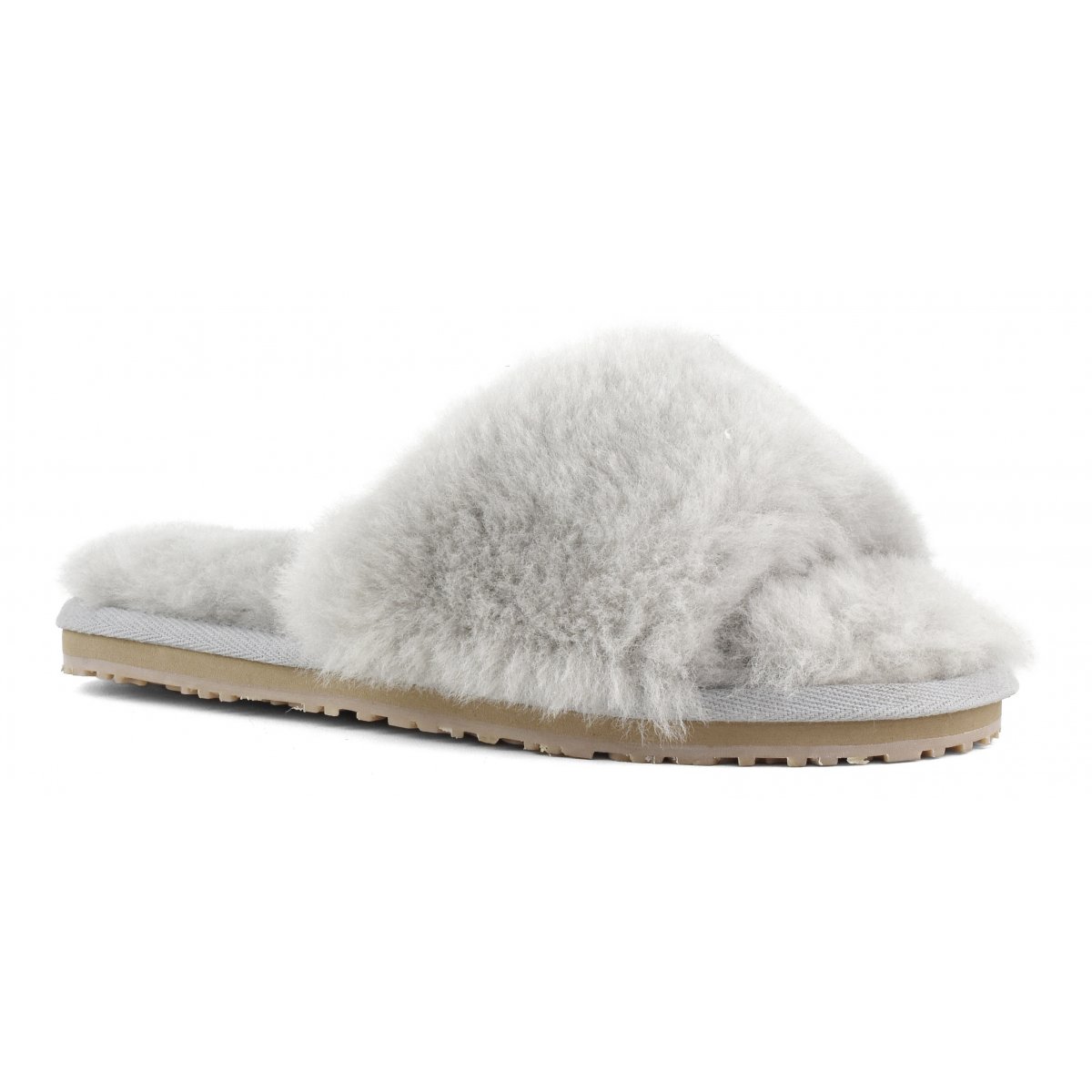 Sheepskin fur slide slipper LIGHT img 2