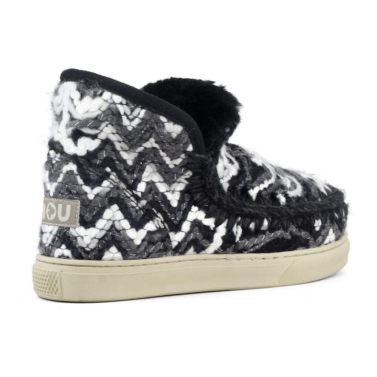 Eskimo sneaker wool ethnic fabric MENGRE img 3
