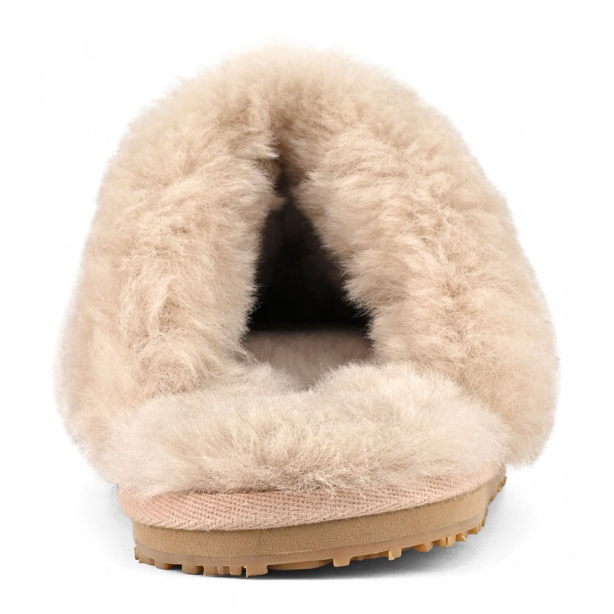 Closed Toe sheepskin fur slipper ROBE img 4