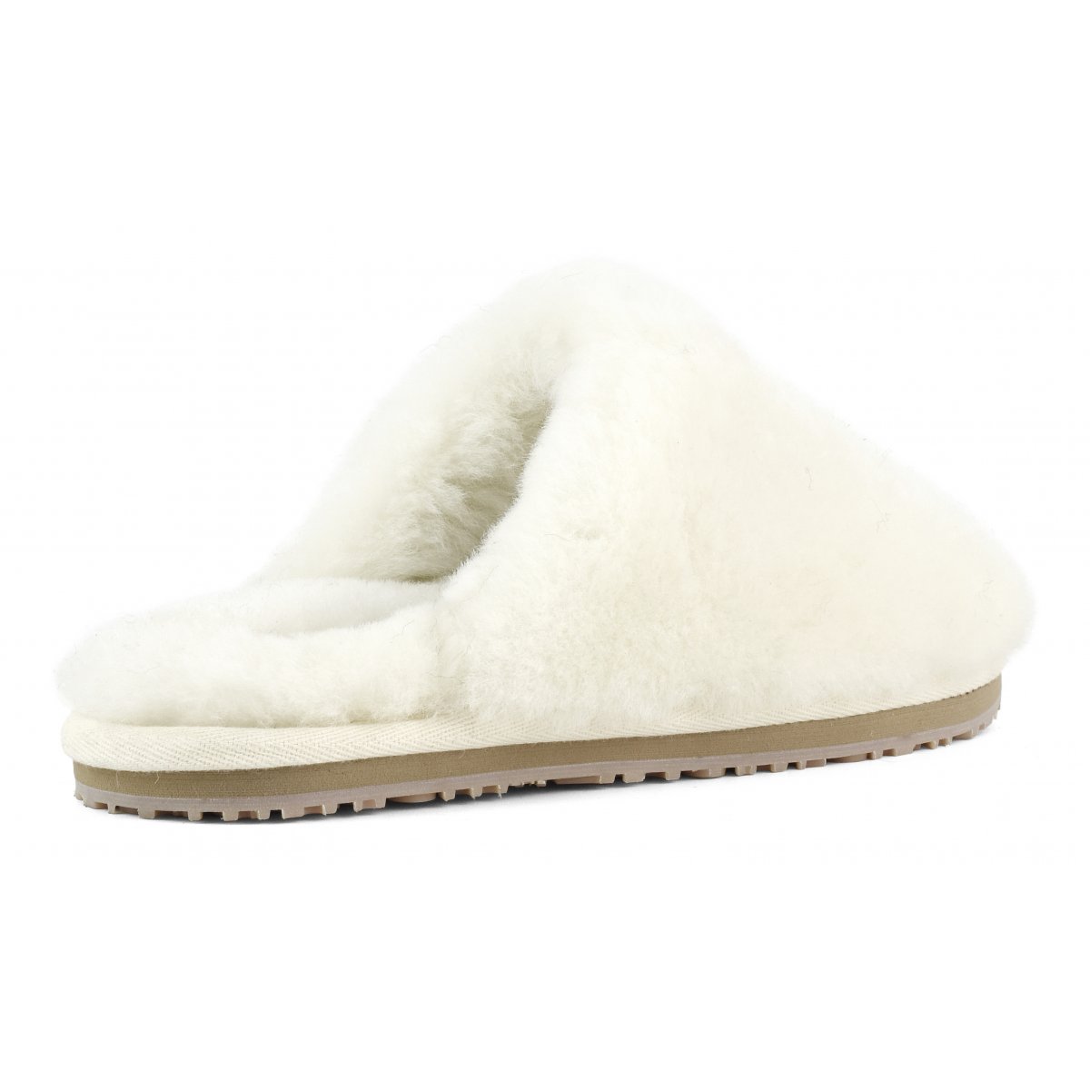 Closed Toe sheepskin fur slipper VAN img 3