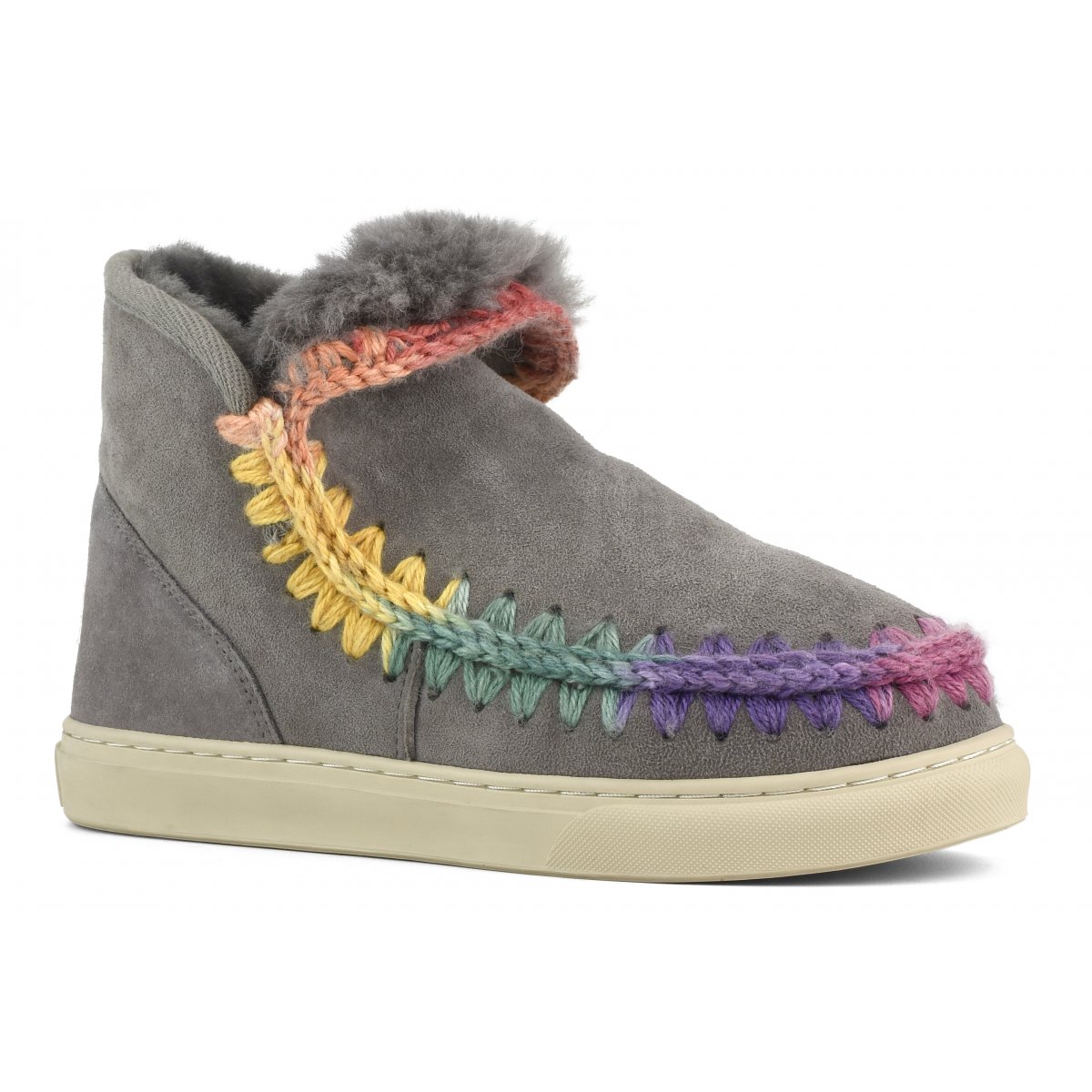 Eskimo sneaker rainbow stitching NGRE img 2