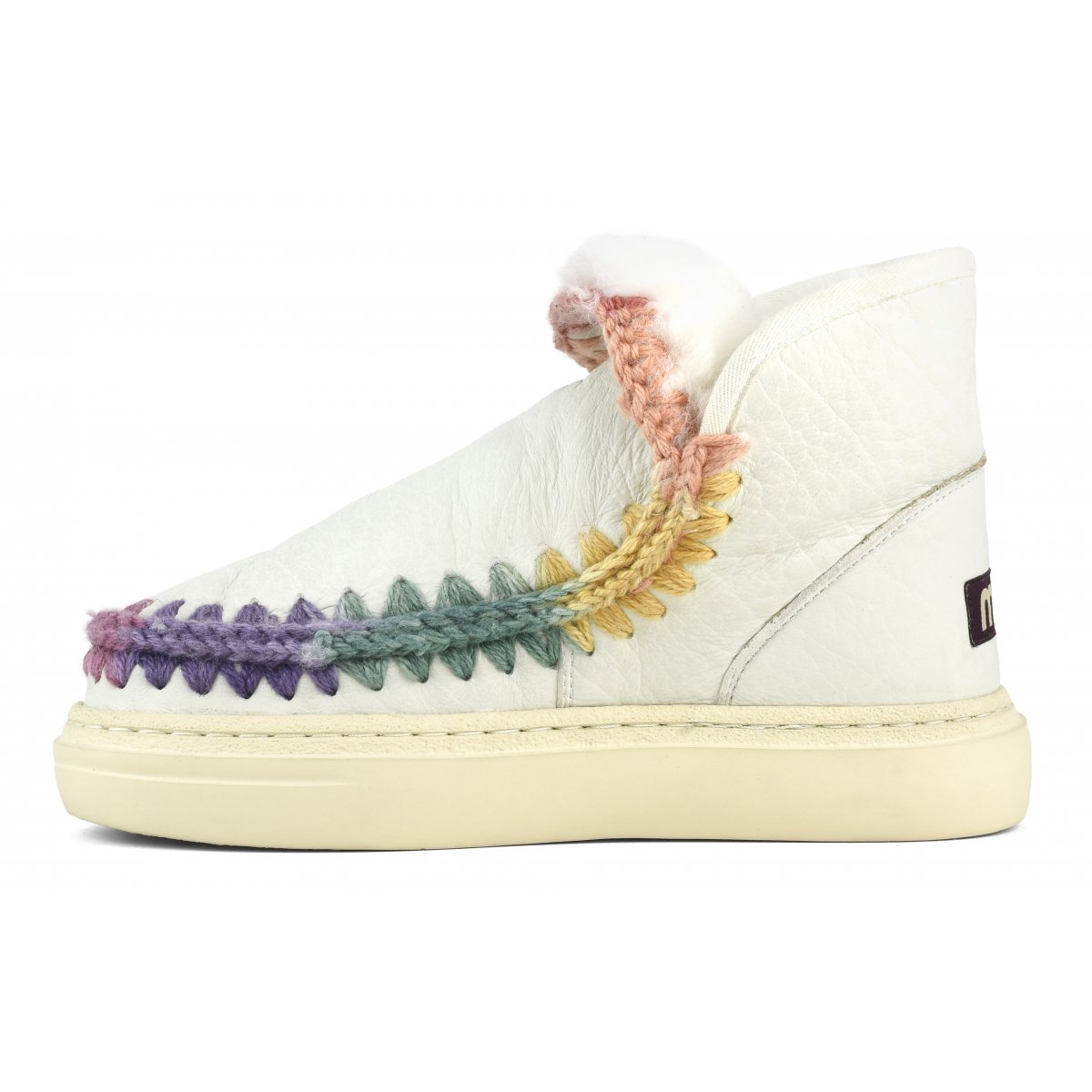 Eskimo sneaker bold rainbow stitching NUTRWH img 5