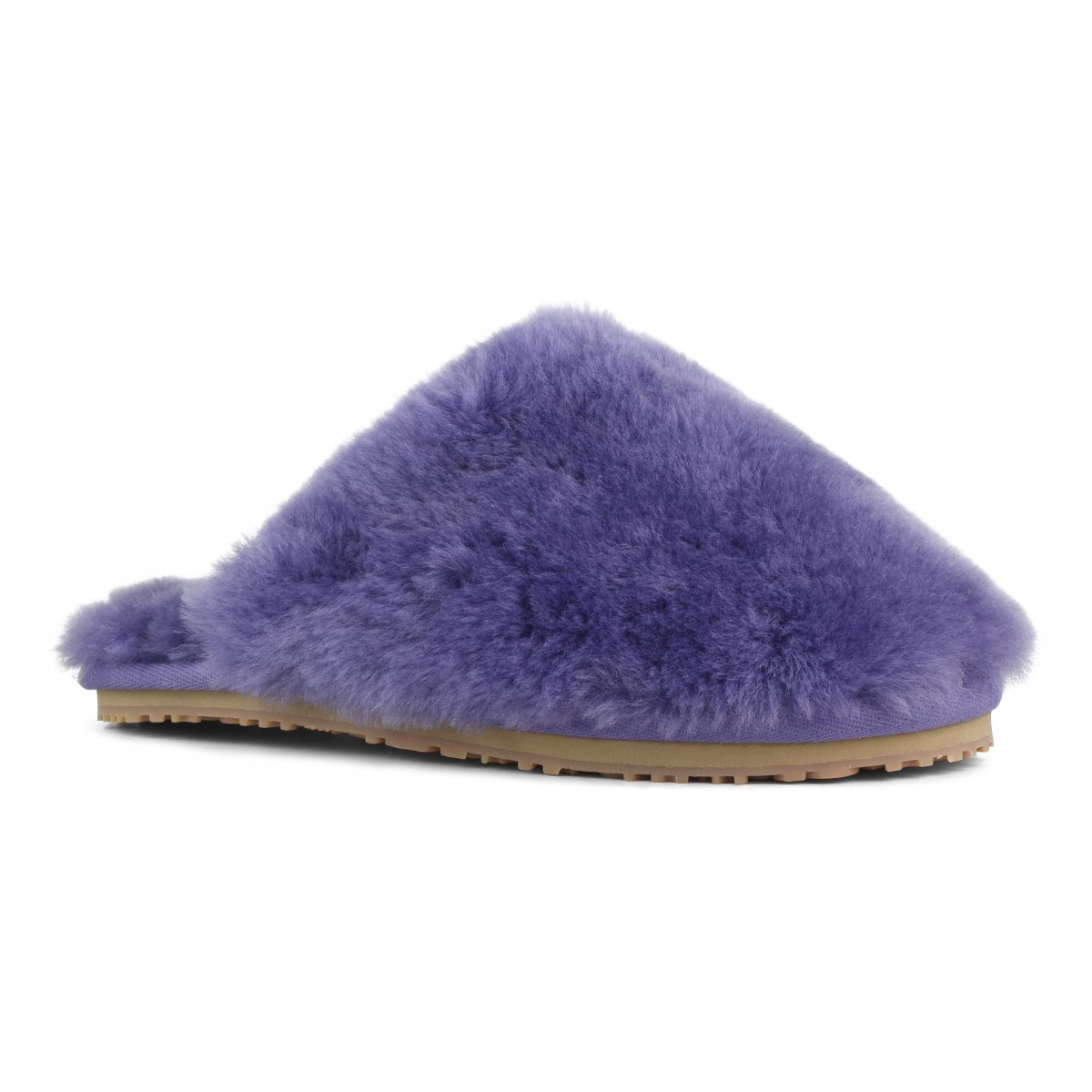 Closed Toe sheepskin fur slipper TWPU img 2
