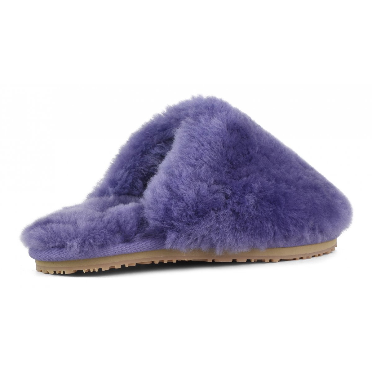 Closed Toe sheepskin fur slipper TWPU img 3