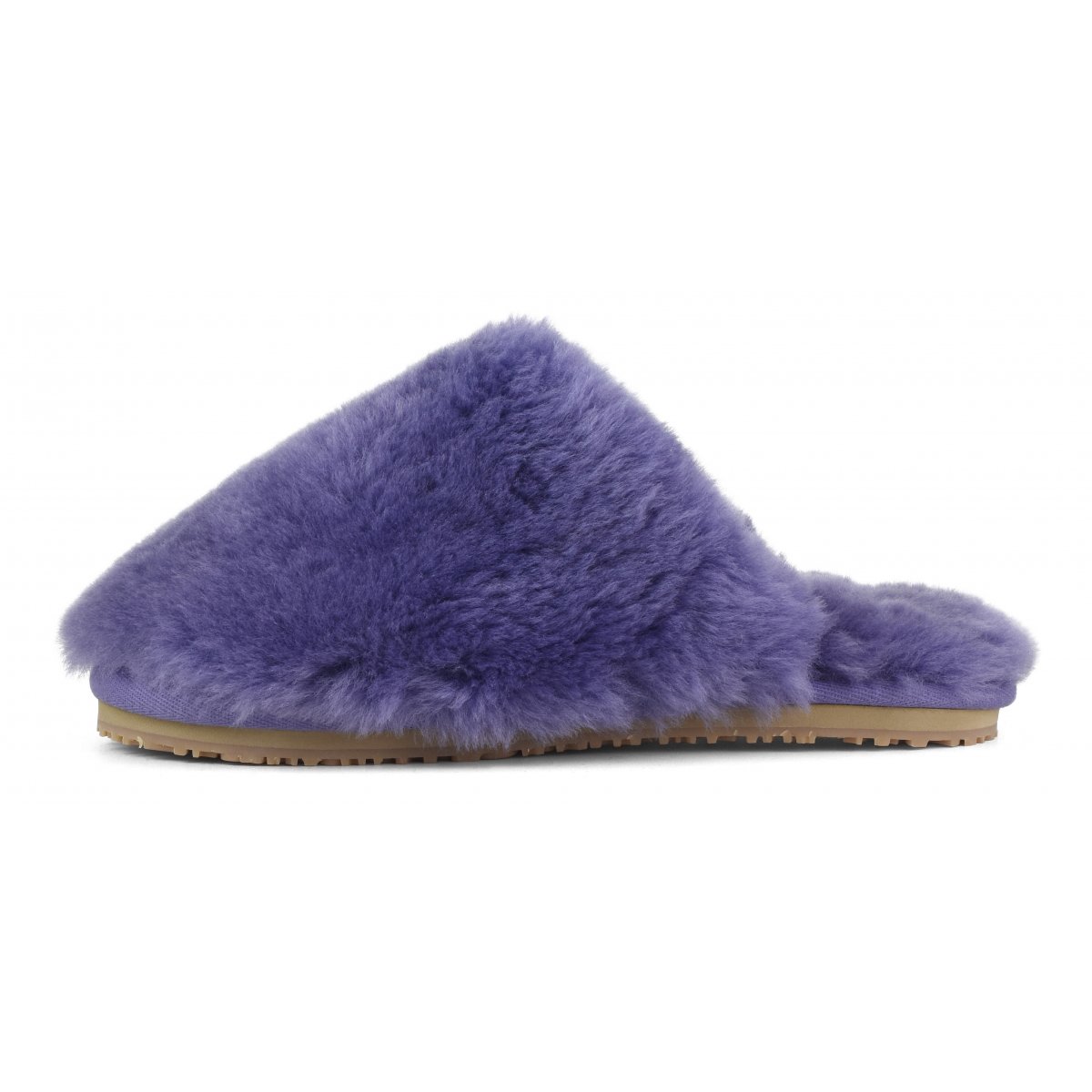 Closed Toe sheepskin fur slipper TWPU img 5